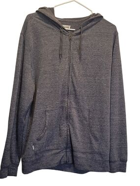 Levi's Men's Heather Charcoal Zip-Up Hoodie